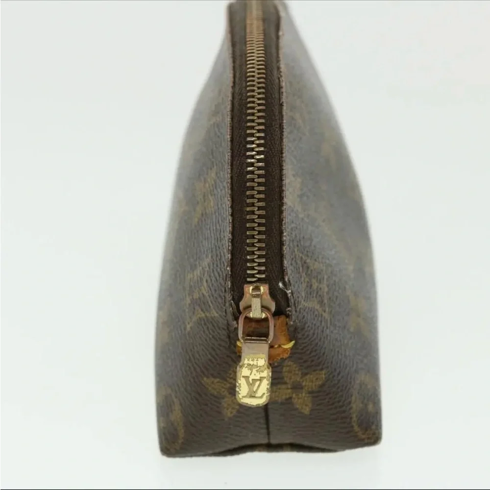 LOUIS VUITTON Monogram Pochette Cosmetic PM Cosmetic Pouch M47515 LV Auth 50453